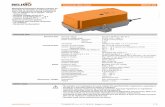 Technical data sheet NM24P-SR - Belimo · T2-NM24P-SR • en • v1.2 • 03.2010 • Subject to changes 1 / 3 Technical data sheet NM24P-SR Modulating Robustline damper actuator