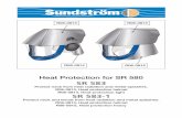 SR 583 SR 583-1 - Sundström Safety AB · Heat Protection for SR 580. ... SR 583. Protect neck from heat radiation and metal splashes. R06-0813, Heat protection helmet R06-0814, Heat