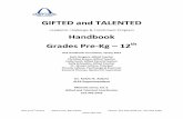 GIFTED and TALENTED Handbook - St. Louis Public … · Contact information for Gifted Teacher 1 ... fosters academic achievement and serves a diverse population of gifted and talented