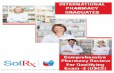 INTERNATIONAL PHARMACY GRADUATES - solrx.ca of... · Canadian and Internationally ... thanks to their series of mock exams which ... - Anand Solrx is a good experience. Many programs