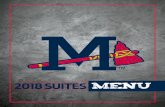 2018 SUITES MENU - milb.com€¦ · cheese pizza $28 pricing + 7% sales tax + 18% service/gratuity charge entrees serves 16 eight (8) slices per pizza pepperoni pizza $28 veggie delight