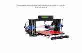 Assemble Instruction of Geeetech Acrylic Prusa I3 … Geeetech I3 pro 3D Printer... · Assemble Instruction of Geeetech Acrylic Prusa I3 . Pro & pro B . ... Before assembly, you are