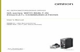 G5-series WITH BUILT-IN EtherCAT COMMUNICATIONS User's Manual · Thank you for purchasing a G5-series Servo Drive. ... learn items you should know regarding the equipment as well