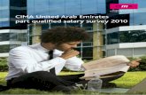 CIMA United Arab Emirates part qualified salary … salary survey 2010… · CIMA United Arab Emirates part qualified salary survey 2010. ... Executive summary 2 Main findings 3 Salaries