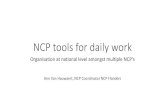 NCP tools for daily work - NCP Academy – Training ...€¦ · NCP tools for daily work ... Eg. Helpscout, freshdesk, supportbee , zendesk , osticket . NCP Flanders: 2 NCP advisors