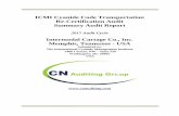ICMI Cyanide Code Transportation Re-Certification … · ICMI Cyanide Code Transportation Re-Certification Audit ... Transport Practice 1.1 ... Code requirements regarding the use