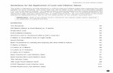 Guidelines for the Application of Load and Inflation Tables · 62 Application of load inflation tables Tire Load and Inflation Standards Load inflation tables for passenger cars and