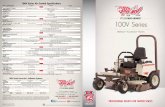 IT’S SO MUCH MOWER 100V Series - Grasshopper … Series 0613-170536.pdf · IT’S SO MUCH MOWER ... TIRE SIZES Drive Wheels – Std ... reduces tiresome vibrations, and the low-profile,