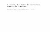 Liberty Mutual Insurance Europe Limited · D.3.1 Deferred tax liabilities ... Liberty Mutual Insurance Europe Limited ... LMIE operates within the Liberty Specialty Markets ...