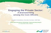 Engaging the Private Sector - gwp.org · Engaging the Private Sector: A brainstorming among the Com Officers Vangelis Constantianos, Executive Secretary, GWP-Med GWP Communications