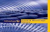 Food & Beverage Hoses - Novaflex Group Food... · Complies with FDA,USDA, 3A, REACH, and ADI guidelines. Construction: Tube: White FDA natural rubber. Reinforcement: Plies of synthetic