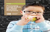 Procuring Local Foods for Child Nutrition Programs · Procuring Local Foods for Child utrition Programs. 1. ... purchasing food for school meal ... The Federal Child Nutrition Programs