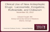 Clinical Use of New Antiepileptic Drugs: Lacosamide ...az9194.vo.msecnd.net/pdfs/121201/102.03.pdf · Clinical Use of New Antiepileptic Drugs: Lacosamide, Ezogabine, Rufinamide, and