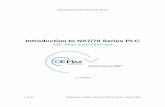Introduction to NX7/70 Series PLC Lab Manualftp.ruigongye.com/200804/OEMax-NX70-LB001A-EN-E00.pdf · Introduction to NX7/70 Series PLCs 1 of 31 Publication OEMax-NX70-LB001A-EN-E