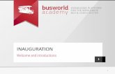 INAUGURATION - Busworld Latin America · • Telematics will experience rapid proliferation, thereby elevating passenger transport efficiencies and resulting in ... SWOT Analysis