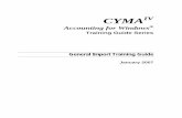 General Import Training Guide - Payroll Software … · CYMAIV Accounting For Windows Training Guide – General Import 2 To import an import script for the current company, enter