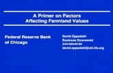 A Primer on Factors Affecting Farmland Values/media/others/people/research... · A Primer on Factors Affecting Farmland Values ... Maiden Lane II & III ... Affects collateral values