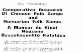 Du Yaxiong: A Magyar és kínai népzene -- Hungarian …magtudin.org/Du_Yaxiong_Chinese_and_Hungarian_Folk_Songs.pdf · Created Date: 9/1/2007 8:12:19 PM