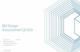 IBM Storage: Announcement Q4 2016 · IBM Storage: Announcement Q4 2016 Ralf Colbus 11/2016 ... NFS IBM COS • On-Prem • TCO ... Spectrum CDM portal
