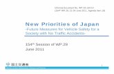 New Priorities of Japan - UNECE Homepage · New Priorities of Japan ... (Advanced emergency braking system(AEBS), intelligent speed adaptation (ISA), ... WP29-154-10.ppt Author: Ramos