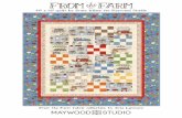 44 x 60 quilt by Grace Wilson for Maywood Studio · 44" x 60" quilt by Grace Wilson for Maywood Studio ... into 5 — 21/2" squares Fabric 2 8283-B ... 8338-A2 1/8 yd OR (1) 3" x