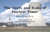 The Costs and Risks of Nuclear Power - GRU > … Costs and Risks of Nuclear Power Brice Smith, Ph.D. City of Gainesville Nuclear Power Workshop November 27, 2007 Assistant Professor