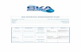 SKA INTERFACE MANAGEMENT PLAN · SKA INTERFACE MANAGEMENT PLAN ... 1 For instance, the interface between CSP and SDP, if these are physically significantly separated, is likely to