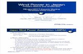 Wind Power in Japan - JWPAjwpa.jp/pdf/JWPA_REvision2017_ExpertMTG.pdf · March 7, 2017 Japan Wind Power Association (JWPA) Wind Power in Japan-Present Status and Challenges-REvision2017
