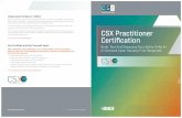 CSX Practitioner Certification - ISACA€¦ · In-Demand Cyber Security First ... Certificate CSX Specialist Identify Protect CSX Specialist Detect CSX Specialist Respond Recover