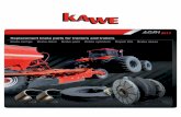 Kawe spare part cataloguefiles/files/KAWE_Catalog_Agri and Industry... · 2 Contents Tractor and trailer spare parts Case IH Deutz / KHD Deutz Fahr Eicher Fendt Fiat (New Holland)