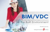 BIM/VDC - convertbim.com · Abortive works of hacking columns to embed pipes were avoided due to early detection in BIM before construction Other Benefits: ... integrating the architectural,