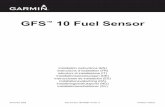GFS 10 Fuel Sensor - Garmin International | Homestatic.garmin.com/pumac/GFS10FuelSensor_InstallationInstructions... · GFS 10 Fuel Sensor Installation Instructions Step 1: Installing
