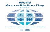 World Accreditation Day · Accreditation Day 9 June 2016 ... This brochure therefore contains ... Kingdom of Bahrain, Kingdom of Saudi Arabia, Sultanate of Oman, ...