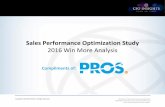 Sales Performance Optimization Study€¦ · 2016 Sales Performance Optimization Study Introduction ... to convert qualified leads into opportunities. But that is far from the only