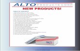 ALTO P R O D U C T S C O R P. - …worldwidepartsoutlet.com/Ebay Photos/NewProducts_AltoProducts 20… · ALTO P R O D U C T S C O R P. TABLE OF CONTENTS 1. BMW ZF5HP19 Direct Drum