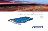 High Speed Data Acquisition Cards - elsys … · 2016 Elsys AG  1 High Speed Data Acquisition Solutions TPCE TPCE-LE TPCE-I TPCX High Speed Data Acquisition Cards