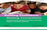 Continuing the Summer Literacy Learning Project in …ontariosummerlearning.org/wp-content/uploads/2015/04/SLLP-report... · Rainy River District School Board ... reading self-confidence