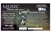 MUSIC FREE EVENT! “Under the stars” - …files.ctctcdn.com/bbdb299a001/c44c78d4-8eff-43a4... · “Under the stars ” Friday, August 28 ... featured guest artist on Kenny Rogers’