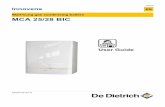 MCA 25/28 BIC - De Dietrich heating Safety instructions and recommendations MCA 25/28 BIC 7 31/08/2011 ... 4Never remove or cover labels and rating plates affixed to the ... 24 Calorifier