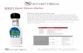 WBGT-Heat-Stress-Meter-800036-eproteca-s.a. · WBGT Heat Stress Meter 800036 is a light-weight meter compact enough to carry anywhere to avoid heat exhaustion in public ... 800036