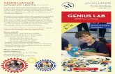 PARTNERED WITH 801 Lake Shore Blvd. E. Toronto, ON M4M … · MAYFAIR LAKESHORE 801 Lake Shore Blvd. E. Toronto, ON M4M 1A9 (416) 466-3777 GENIUS LAB CAMP Genius Lab is an 8-week