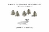 Yukon Ecological Monitoring PROTOCOLSkrebs/downloads/field_manual_2016-short.pdf · The Kluane Ecological Monitoring Project (KEMP) attempts to census the major plants and animals