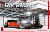 Join the electric revolution with Kalmar ECG90-180 … · Join the electric revolution with Kalmar ECG90 ... All our electric forklifts have our ergonomically designed EGO ... Thickness