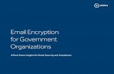 Email Encryption for Government Organizations - … · Email Encryption for Government Organizations ... it using a German code and sent the message across telegraph cables that he