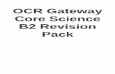 OCR Gateway Core Science B2 Revision Pack - …nuast.org.uk/.../web/files/OCR_Gateway_Core_Science_B2_Revision_… · Today, scientists can sequence the DNA of many organisms relatively