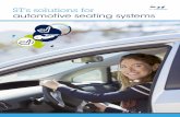 ST’s solutions for automotive seating systems · ST’s rich portfolio includes all components required for modern automotive seat solutions. ... Together with our motor drivers