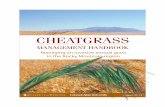 Cheatgrass - UW Extensionwyomingextension.org/agpubs/pubs/B1246.pdf · Understanding Land Manager Perceptions of Cheatgrass, and Setting Management Goals and Objectives ... Cara Noseworthy,