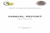 ANNUAL REPORT · ANNUAL REPORT (FISCAL YEAR 2014 ... attached in various organizations through University Graduates Internship ... developed higher level courses curricula for Masonry