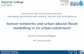 Sensor networks and urban pluvial flood modelling … · Sensor networks and urban pluvial flood modelling in an urban catchment ... step is a bit more complex ... Flood Modelling