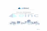The eInc Whitepaper - icorating.com · 1 “First Community based decentralized organization” The eInc Whitepaper The Future of Organizations is on the Blockchain
